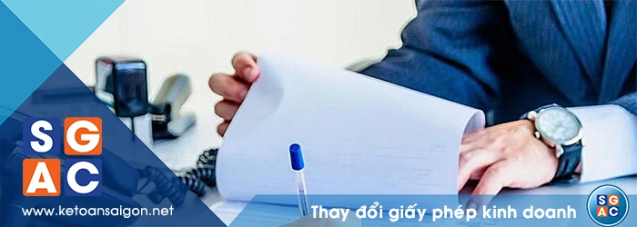 Thay đổi giấy phép kinh doanh