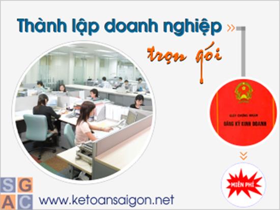 Thành lập doanh nghiệp dự án - Kế toán Sài Gòn