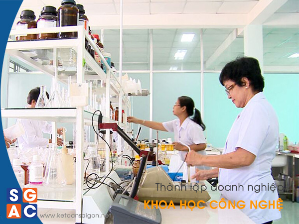 Điều kiện thành lập doanh nghiệp Khoa học công nghệ - Kế toán Sài Gòn